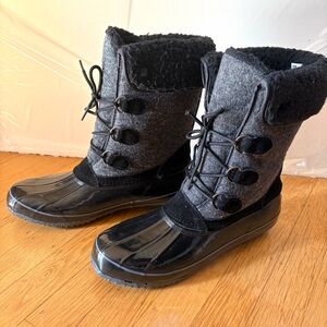 American Eagle wool duck rain boots sz 11